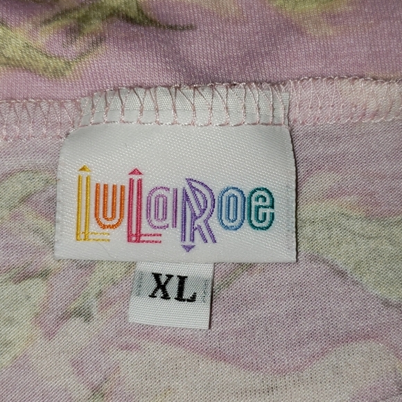 Lularoe Azure hummingbird midi skirt - Picture 3 of 3